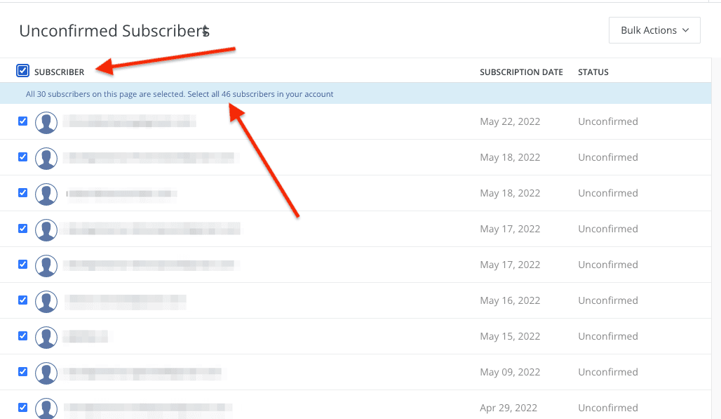 Select All Unconfirmed Subscribers in ConvertKit