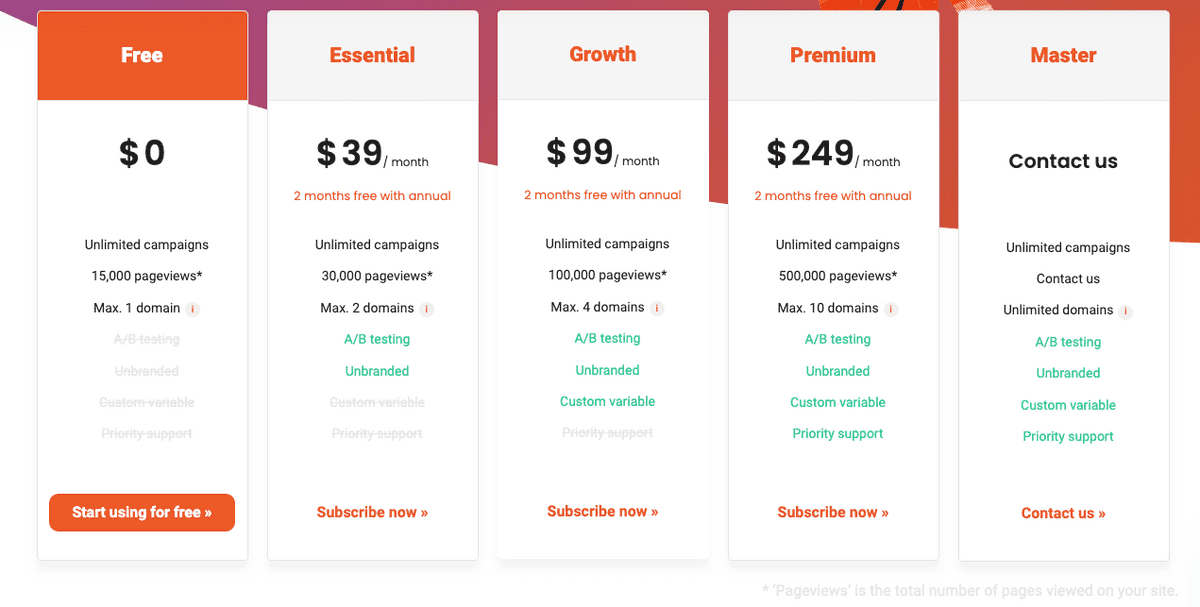 Optimonk pricing